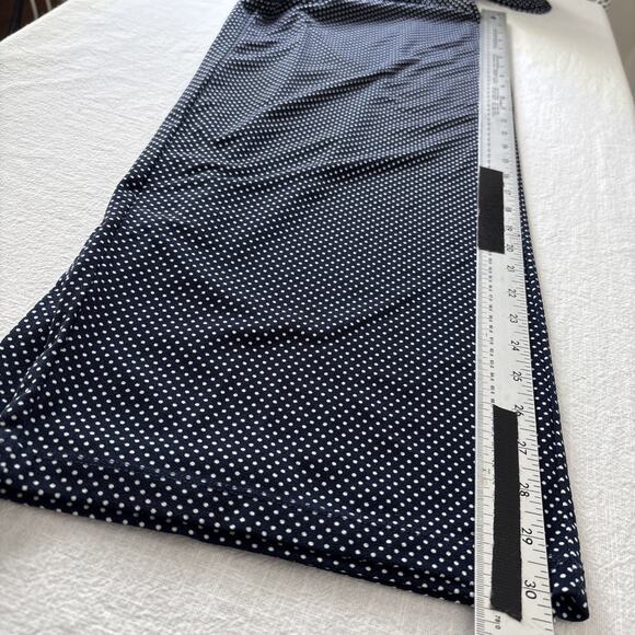 Adrianna Pappell Polka Dot Wide Leg Ruffle Neck Jumpsuit Small - Picture 12 of 15